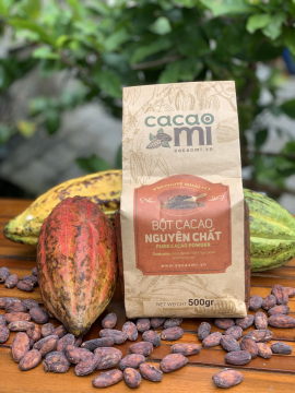 Bột Cacao Nguyên Chất Premium Túi 250G – 500G